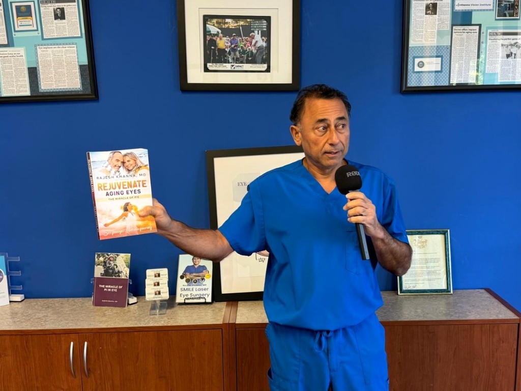Dr. Rajesh Khanna, MD for CTAK keratoconus consultation